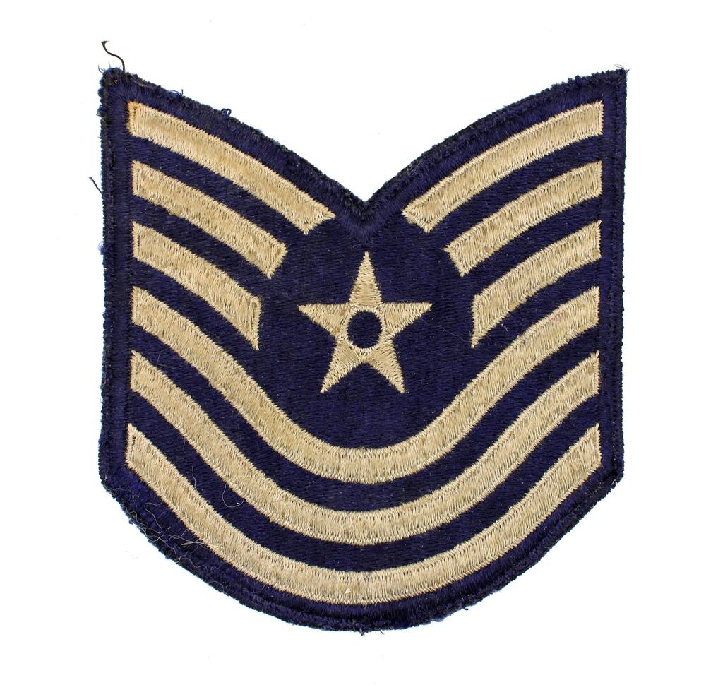 Cold War Era Men's Master Sergeant Dress Uniform Rank Arm Patch
